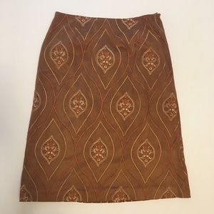 Size 12 Finity Naturals Faux Suede Skirt